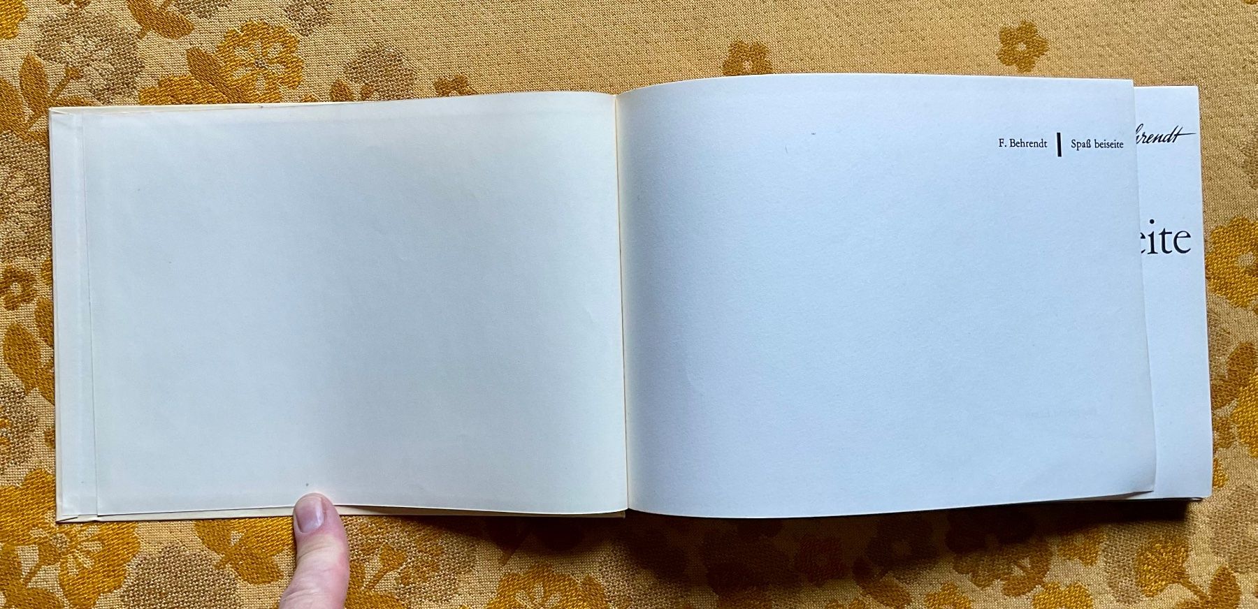 Libri: Satire Buch Spass Beiseite – Usato da Endingen venduto da nathan05 2