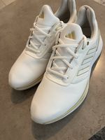 Adidas Leder Schuhe weiss gold Grösse 46 guter Zustand