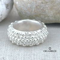 925 Sterling Silber Statement Ring Grösse 54