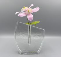 Peill & Putzler Glas Vase Solifleur Design 70er Blockvase