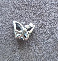 Silber Charm Schmetterling +Garantie