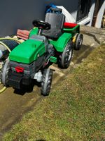 Kindertraktor mit Anhänger, grün gebraucht guter Zustand