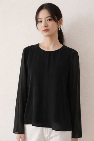 Collate Top schwarz
