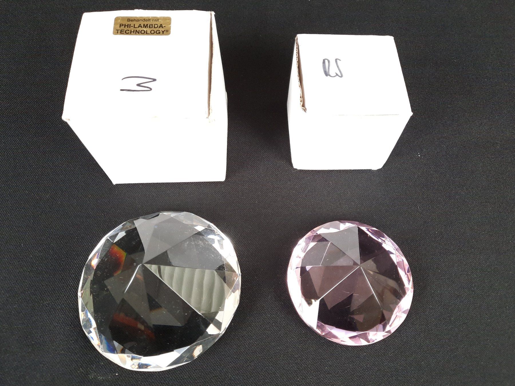 Verres: 2 Glasdiamanten – D'occasion à Beinwil am See par Restwert_Beinwil 1