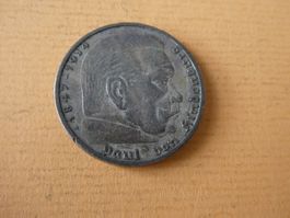 Dt. Reich 1936 A, 5 Reichsmark     Silber