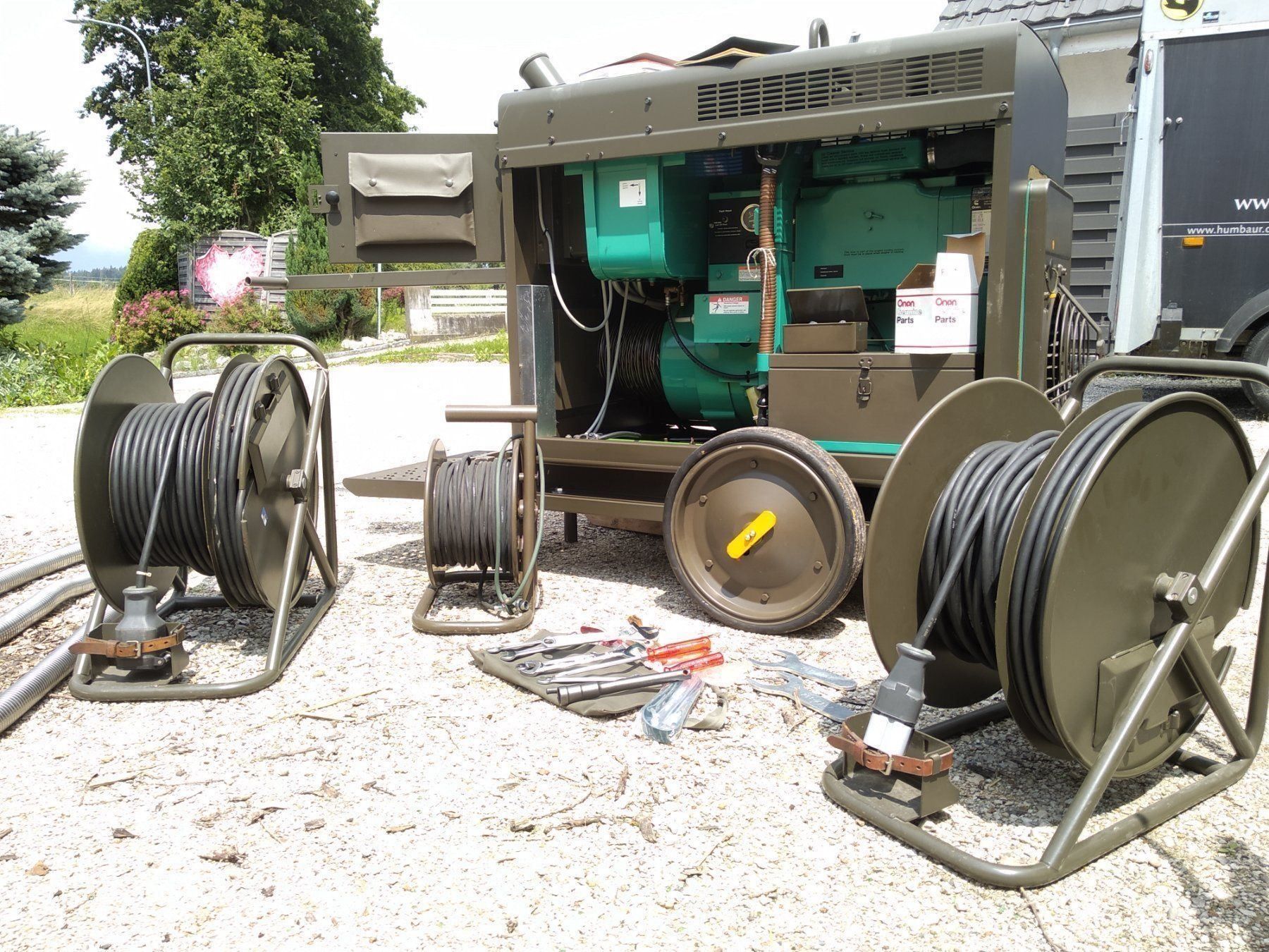 Generatori di corrente: Onan 6kvA Notstromgenerator – Usato da Rüti b. Riggisberg venduto da caro7171
