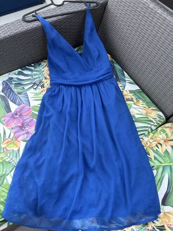 Kleid blau Grösse M mit Tagung