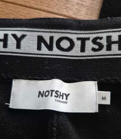 NEUE SCHWARZE STRICKHOSE von NOTSHY Cashmere,M passt zu NILE