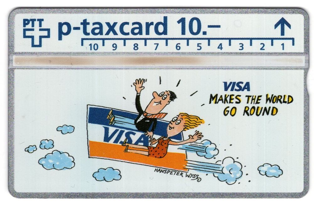 VISA Corner Bank seltene Firmen Taxcard Kaufen auf Ricardo
