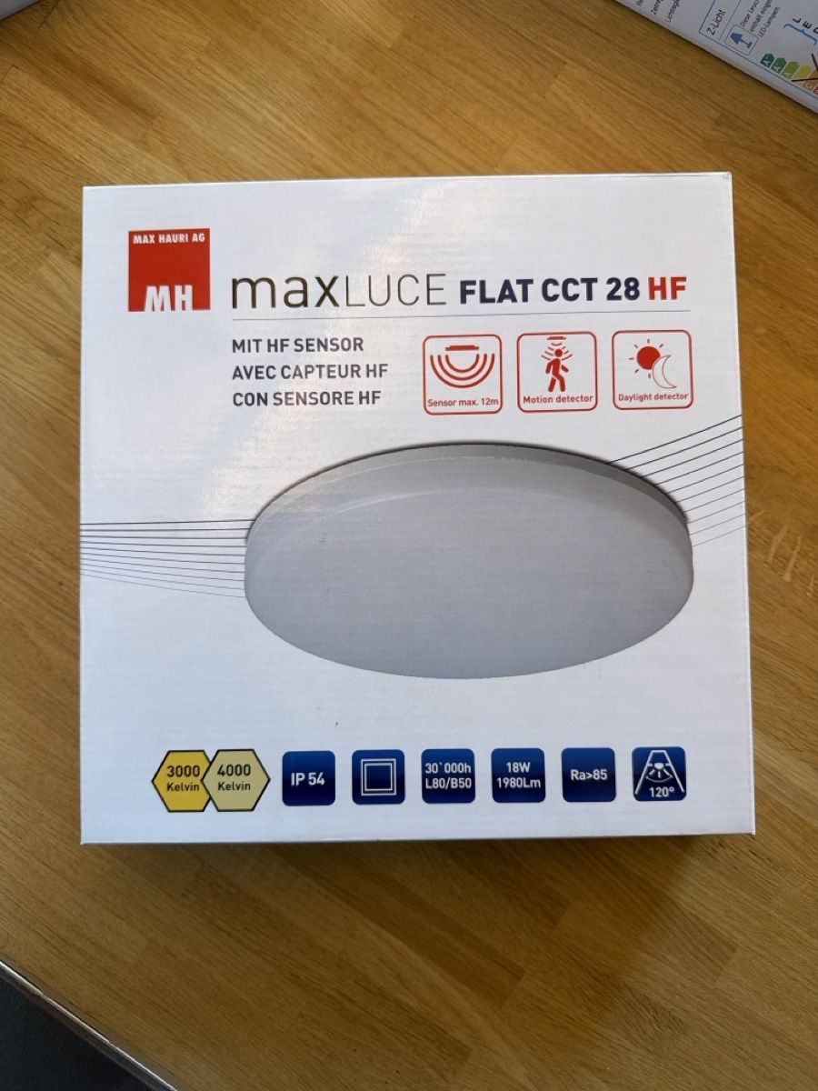 Kronleuchter & Deckenlampen: Maxluce Flat CCT 28 HF Deckenleuchte – Neu und originalverpackt aus Steffisburg von gia_5gkm