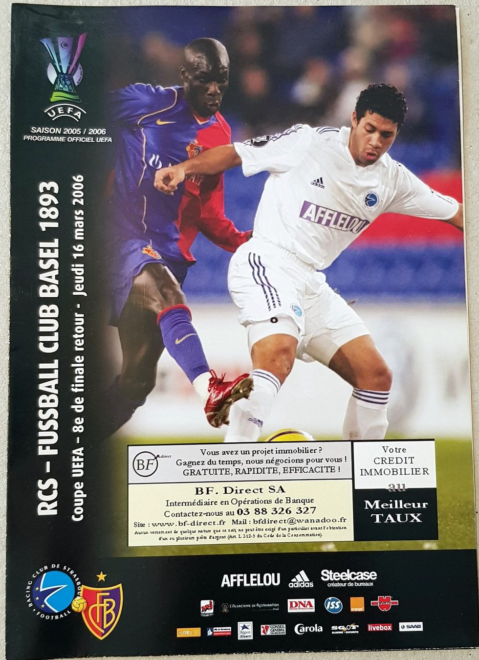Riviste & Magazine: 3 x Match-Programm FC Basel UEFA Cup 2006 – Usato da Le Mouret venduto da Pantini 2