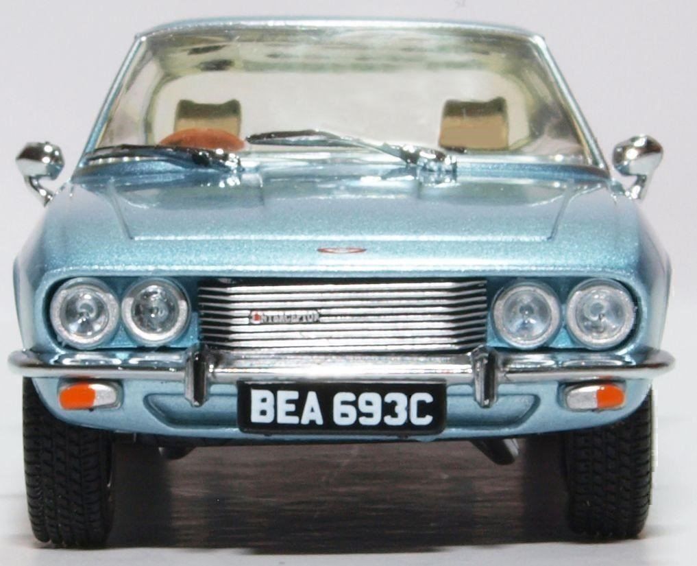 Jensen Modellini d'auto: Jensen Interceptor MK I 1966-1969 RHD hellblau met.     1:43 – Nuovo e nell'imballaggio originale da Gerlafingen venduto da espero88 5