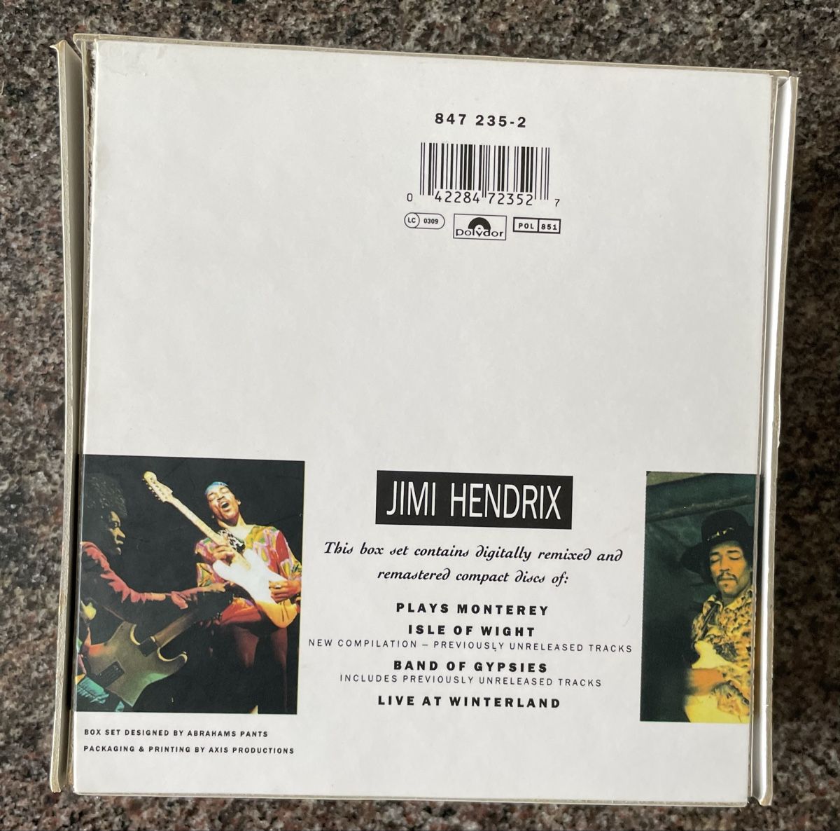 CD: Jimi Hendrix - Footlights - Limited 4 CD Box  – Usato da Olten venduto da Bluespapst 1