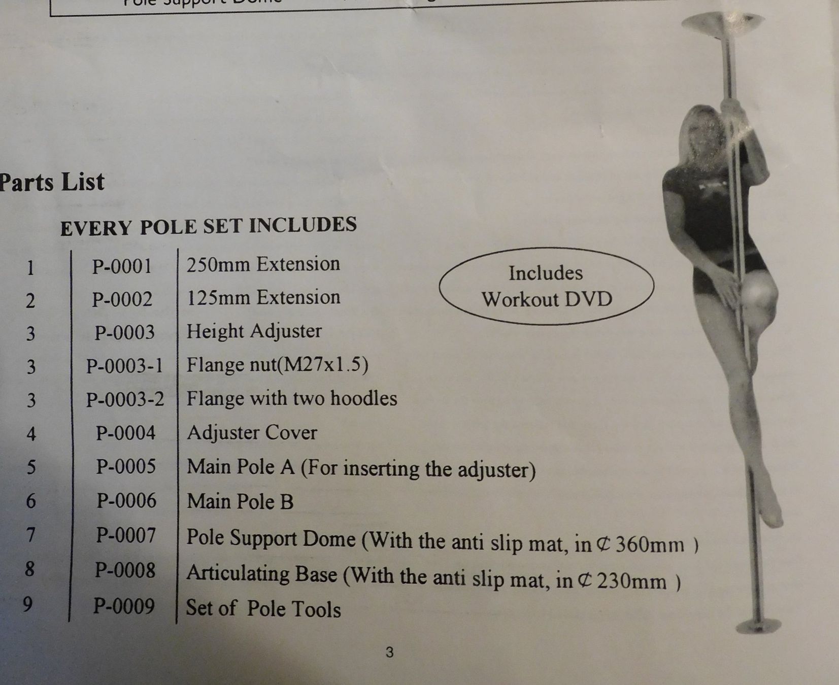 Hometrainer: Pole Dance - Pole Stange Pole Height Calculator – Usato da Sursee venduto da 76 6