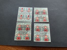 1916-24 AUFBRAUCHSAUSGABEN IM 4ER BLÖCKEN