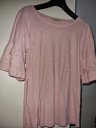 Shirt Gr. S mit Perlen bestickt neu