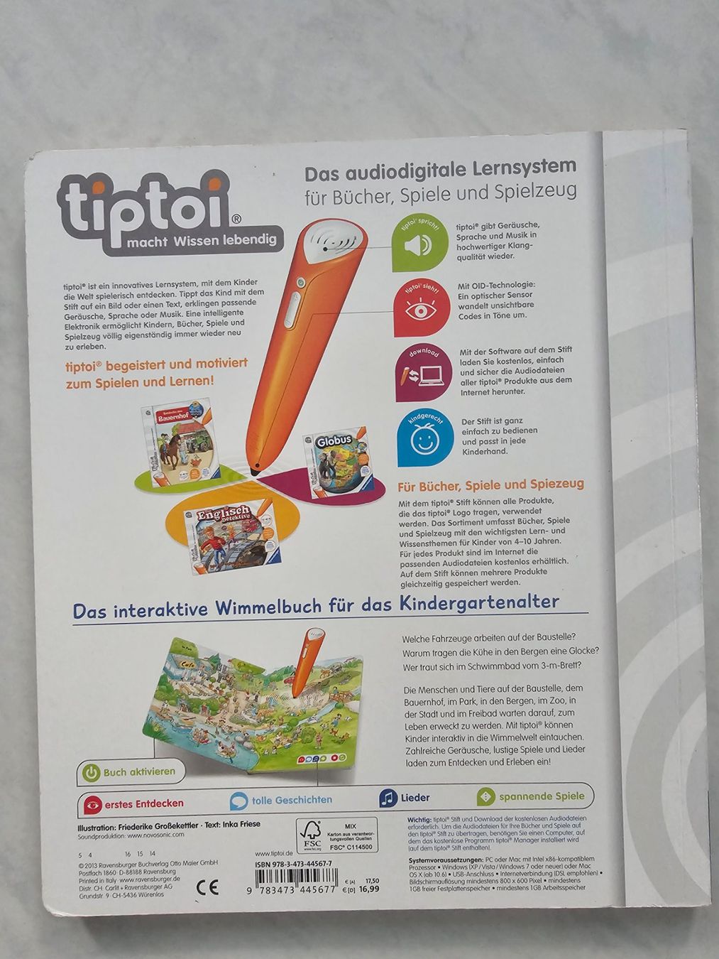 Tiptoi Giochi: Tiptoi Wimmelbuch - Interaktives Lernbuch... – Usato da Mägenwil venduto da bieri24 1