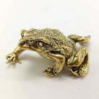 Kröte Frosch aus Messing