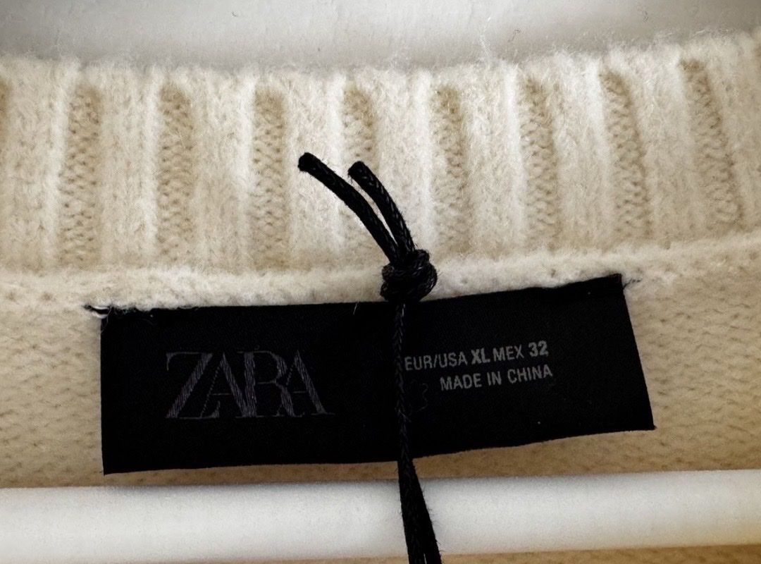 Zara Maglioni & Felpe: Zara Pullover Ecru Neu mit Etikett Gr XL. – Nuovo (secondo la descrizione) da Zürich venduto da ber_78xz 5