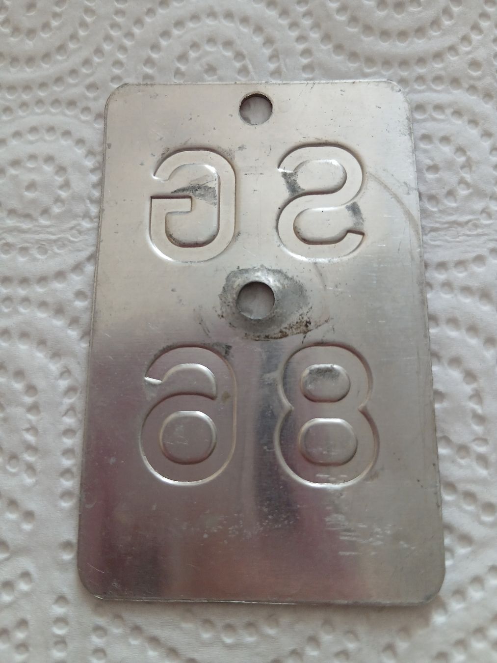 Insegne: Alte Velonummer von SG 86 – Usato da Heimberg venduto da smi_jl82 1