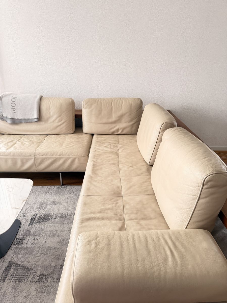 Rolf Benz Divani: Rolf Benz Dono 6100  Ecksofa Leder Beige – Usato da St. Margrethen SG venduto da luj363 5