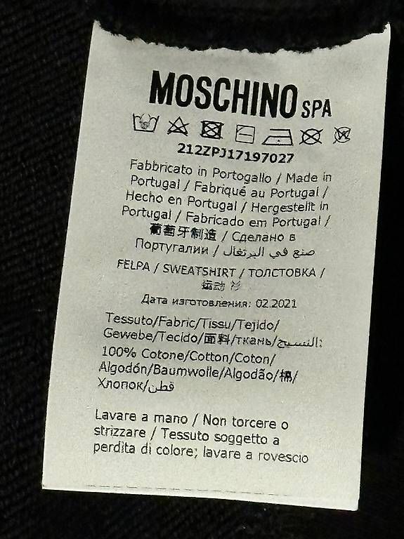 Maglioni & Felpe: Moschino Milano Pullover, Schwarz, Grösse M – Usato da Niederhasli venduto da ee1308 1