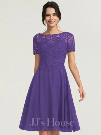Kleid / Abendkleid / Cocktailkleid violette / lila 42 NEU