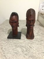 Afrikanische Holzskulpturen, 2 Stk, Top Zustand!