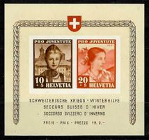 1941, J98I/99I**, Block 7 Pro Juventute postfrisch (15290)