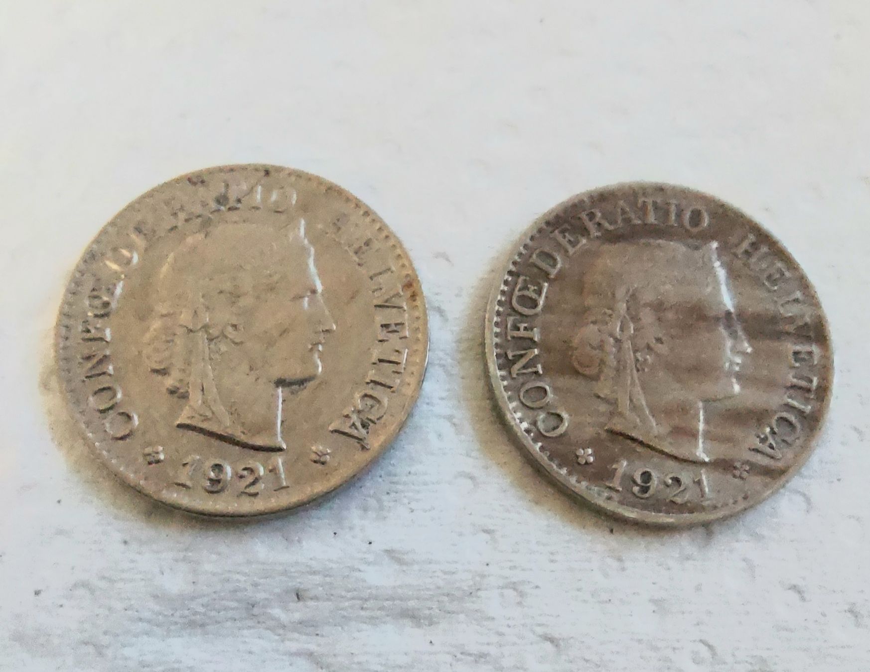 Tutti le monete: 8 Alte Schweizermünzen von 1895 - 1925 – Usato da Allenwinden venduto da Jojoly 7