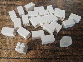 lego 30145 lot de 25 pièces White Brick 2 x 2 x 3