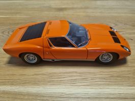 AUTOart Lamborghini Miura SV 1:18 Orange – seltenes Sammlerm