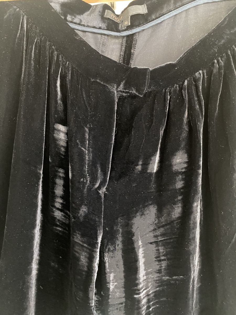 Maje Pantaloni: Elegante schwarze Samthose von Maje – Usato da ZÜRICH venduto da smi_z2sw 2