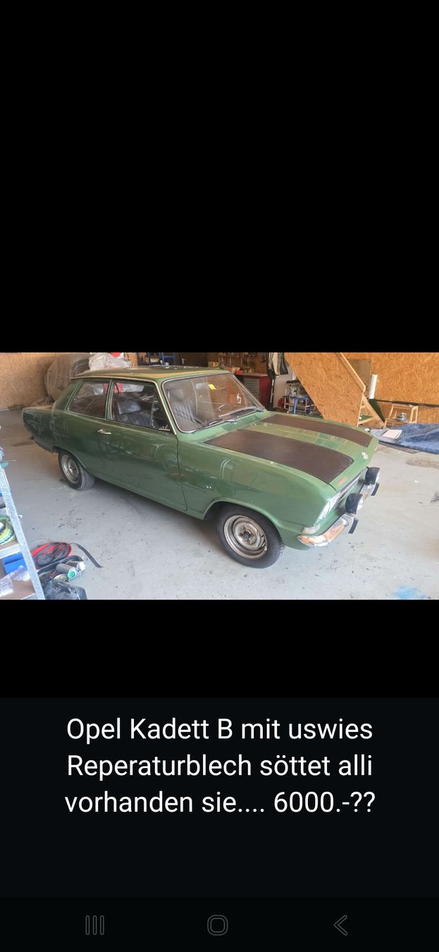 Opel Automobili: Opel Kadett B – Usato da Ibach venduto da Speedrace 8