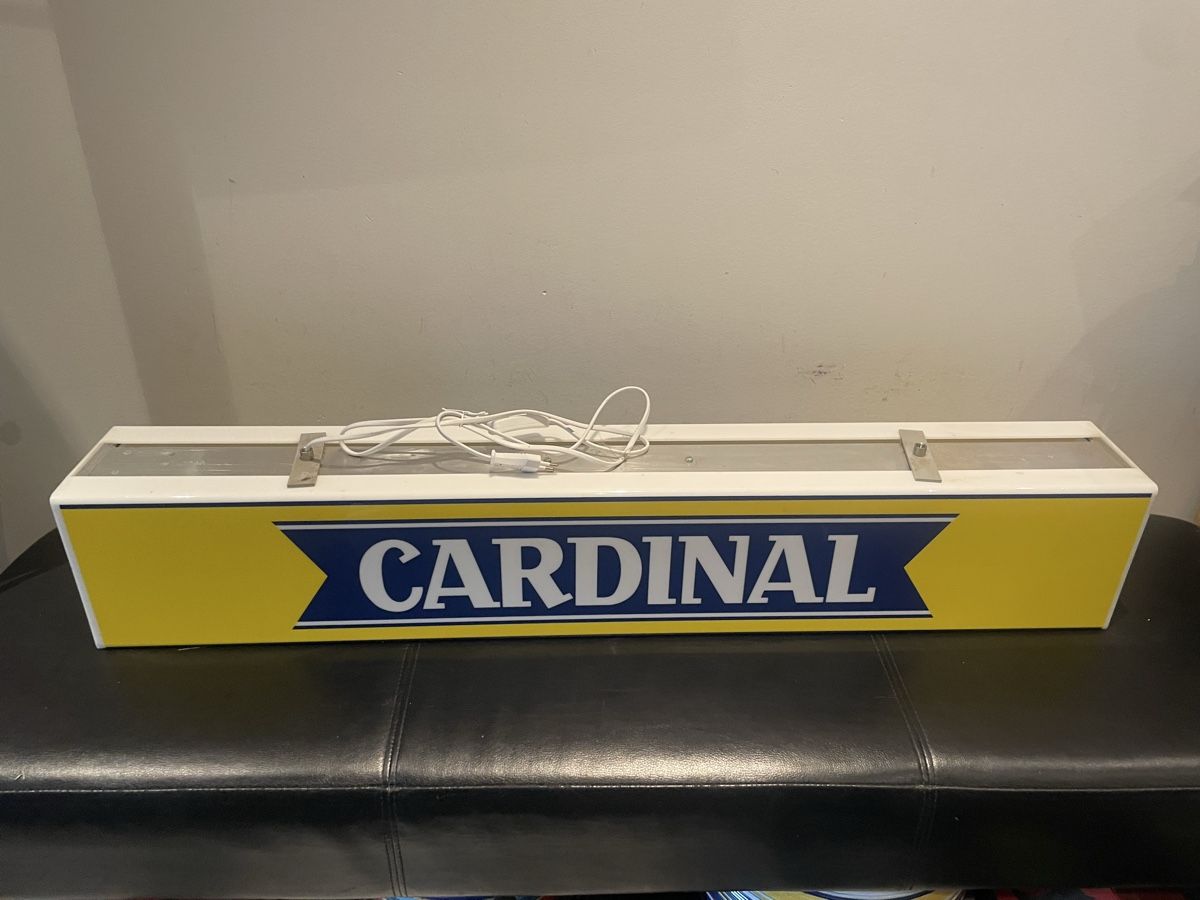 Lampade: Enseigne Lumineuse Cardinal – Usato da Vallamand venduto da Bricbracbroc82 1