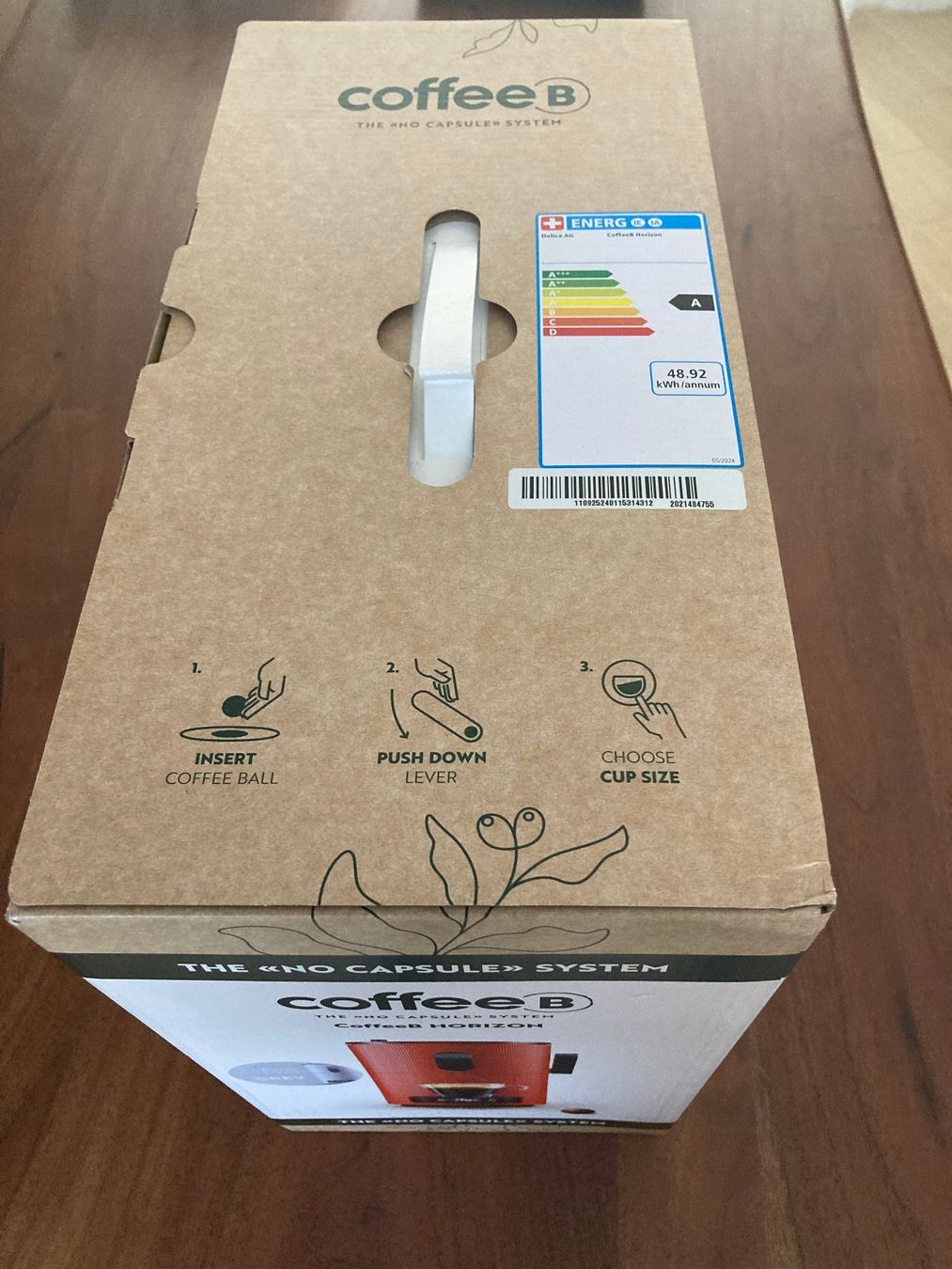 Coffee B Macchine per caffè & Macchine per espresso: CoffeeB HORIZON Kaffeemaschine Grau originalverpackt – Nuovo e nell'imballaggio originale da Mauensee venduto da Etrigan 3