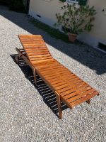 Holz Liegestuhl LOVINA klappbar