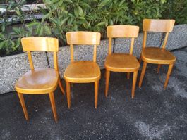 4 schöne, klassische HORGEN - Stühle 50's - restauriert