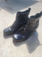 Stiefeletten Leder schwarz Grösse 38 wenig gebraucht