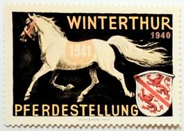 Pferdestellung Winterthur, Aufdr, 2.WK, Wi Pf 51