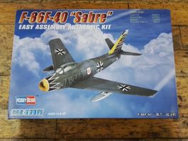 Neu OVP HobbyBoss 80259 F-86F-40 Sabre Flugzeug Bausatz 1:72