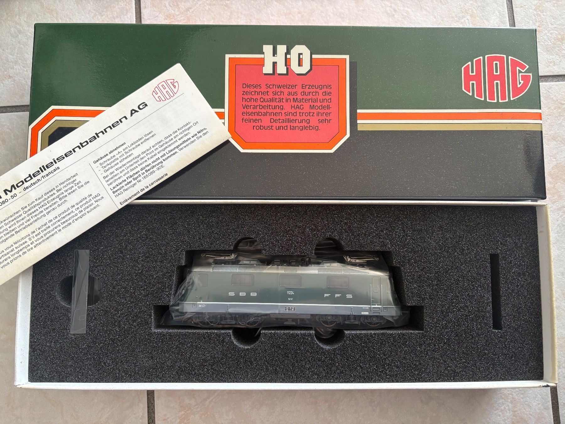 Hag Modellini di ferrovie: Hag Elok Re 4/4 " SBB 11224 – Nuovo (secondo la descrizione) da Hauterive NE venduto da eriamch