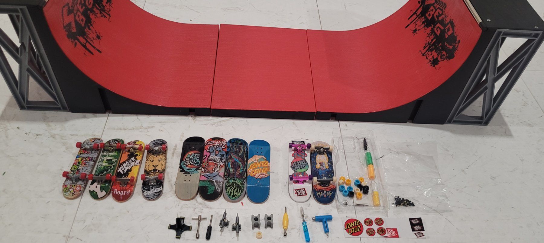 Giocattoli: Fingerboard Halfpipe mit Fingerskateboard's – Usato da Dübendorf venduto da win_d97m