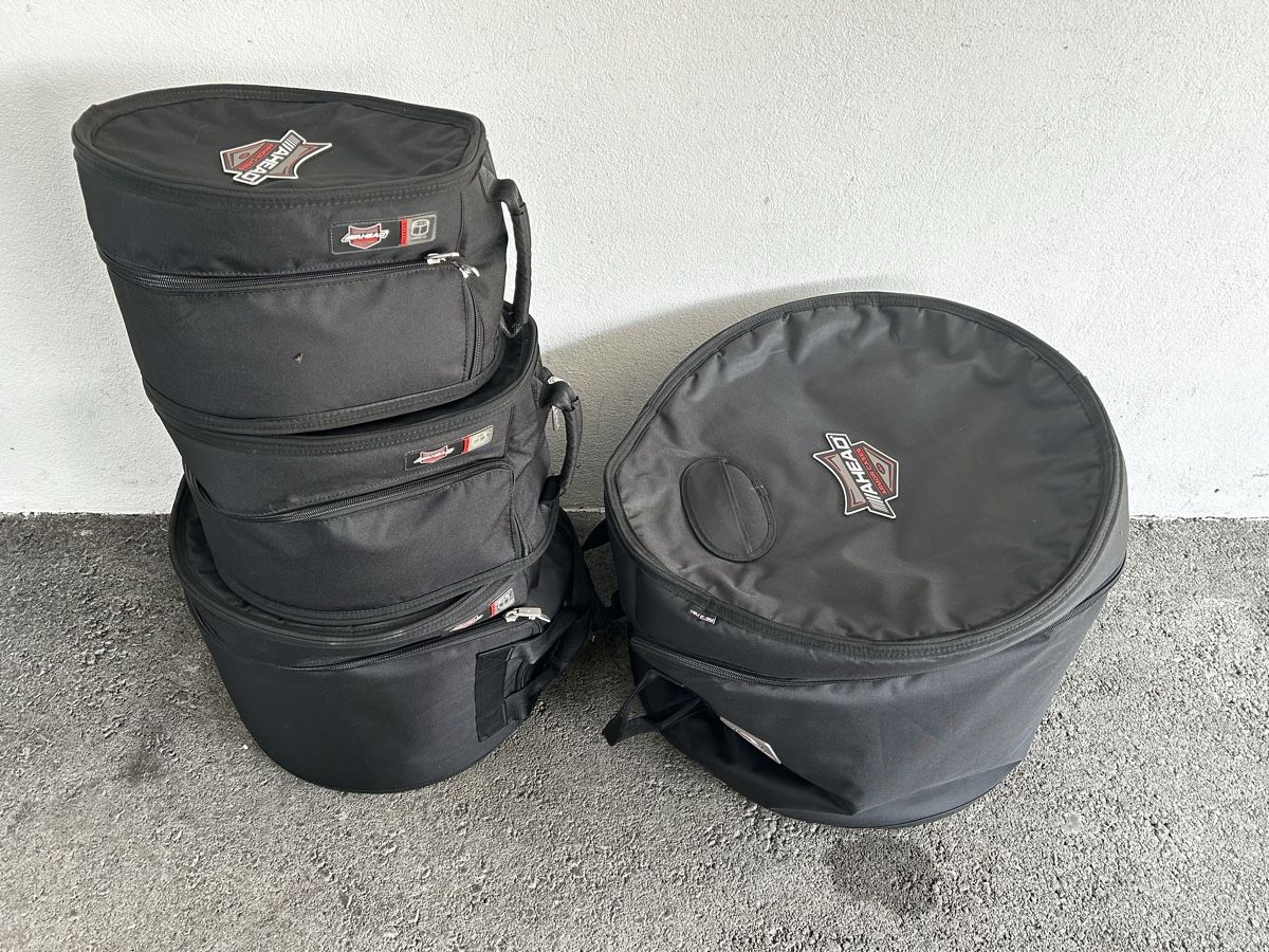 Musikinstrumente: AHEAD Armor Cases Trommeltaschen Set gebraucht – Gebraucht aus Gais von Blumenwies