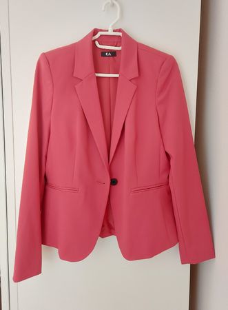 Blazer rose framboise cintré