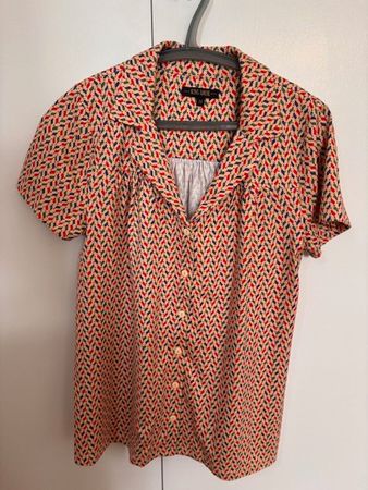 Bluse King Louie Damen mehrfarbig Grösse M neuwertig