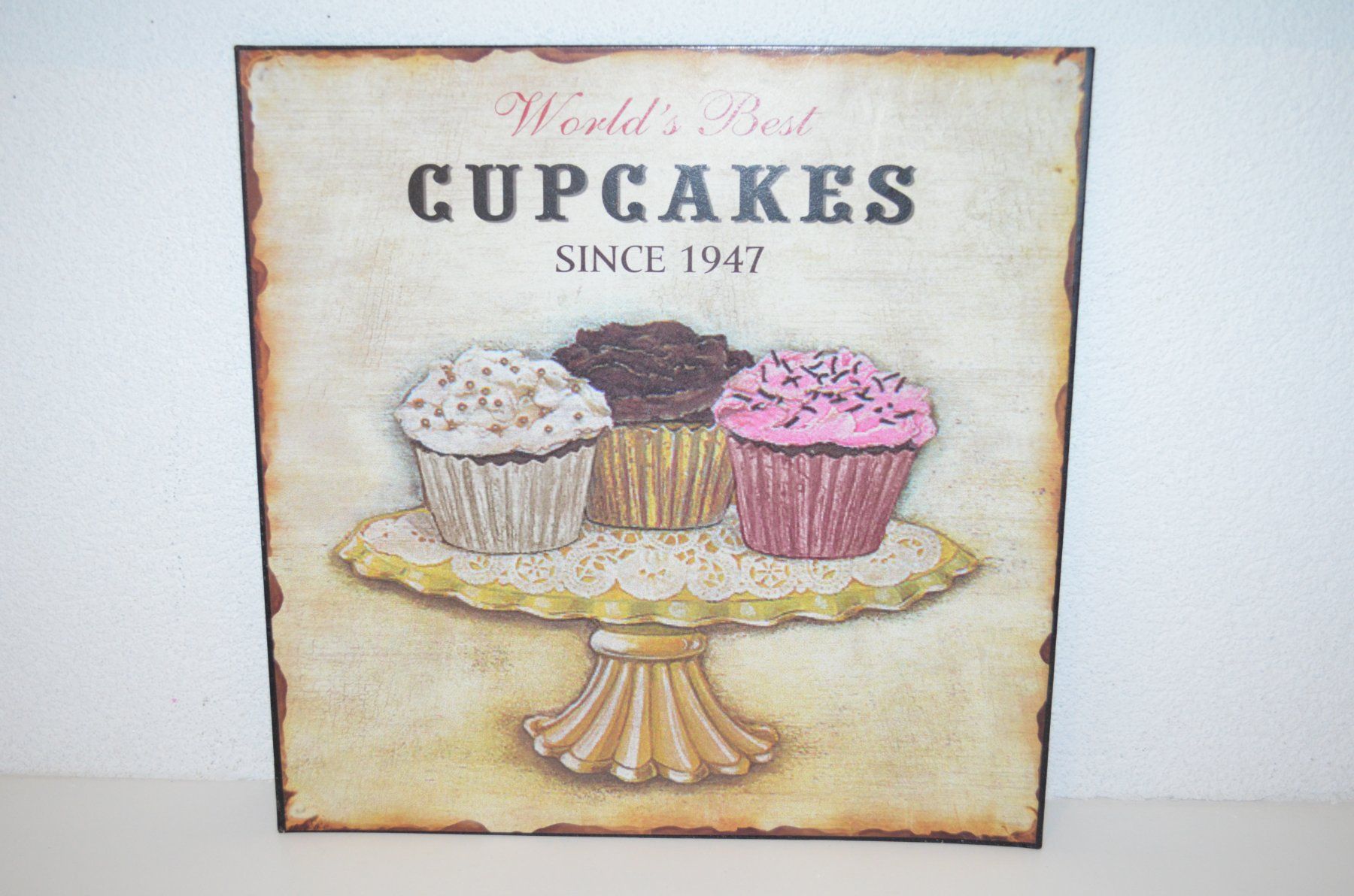 Tutte le decorazioni: Metalltafel Deko Cupcakes – Nuovo (secondo la descrizione) da Triesen venduto da XSally