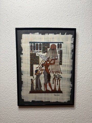Tutte le decorazioni: Ägyptisches Papyrusbild, gerahmt – Usato da Zürich venduto da Alberto_zh