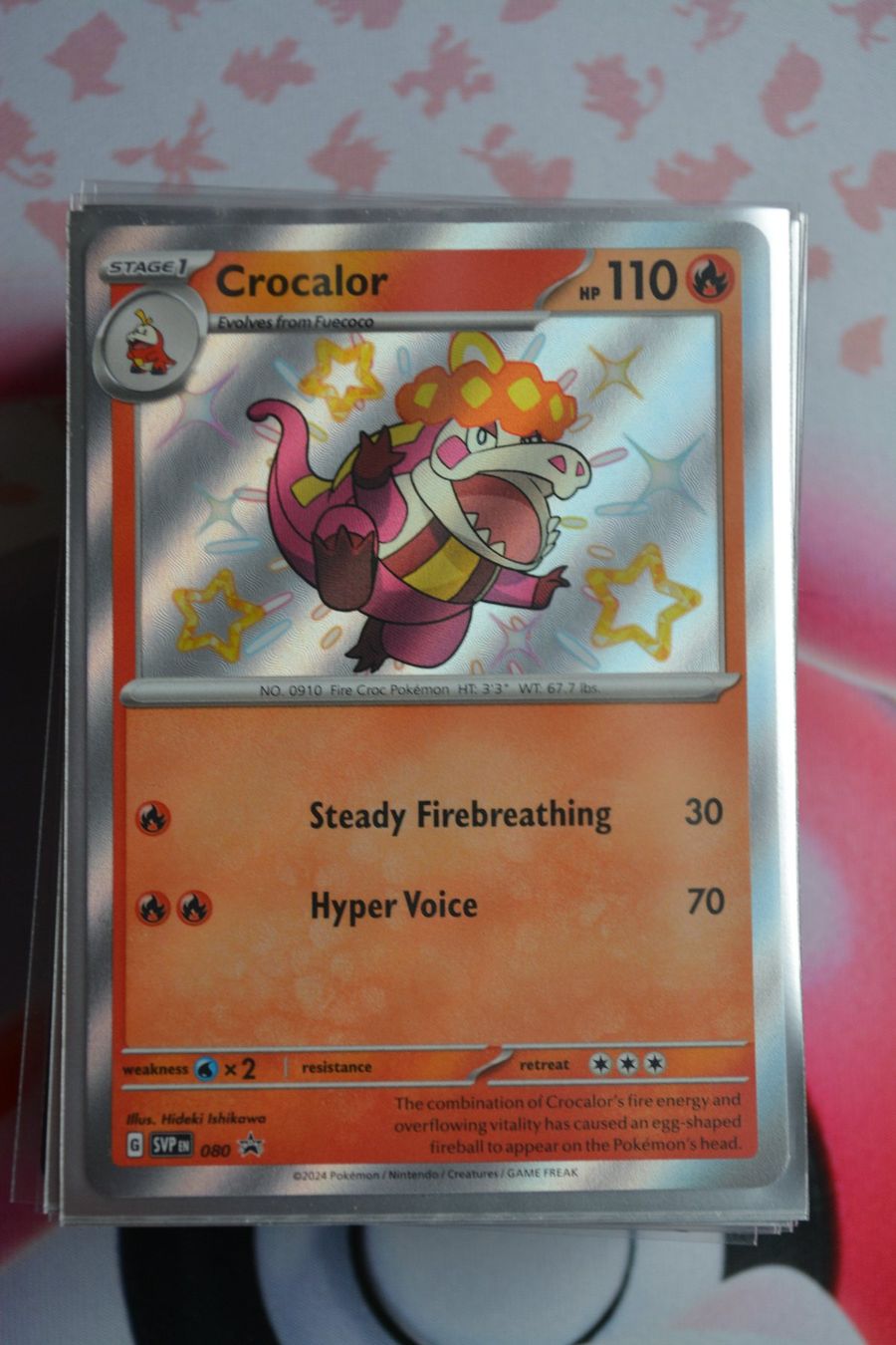 Pokémon Carte collezionabili: Crocalor Shiny – Usato da Altstätten SG venduto da GGsGameshop