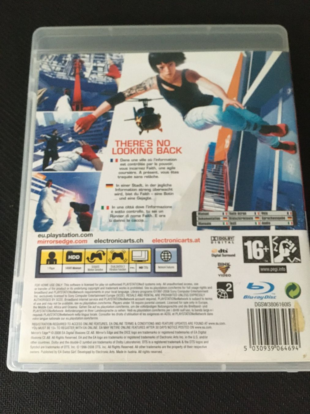 Sony Spiele: Mirror's Edge für Playstation 3 – Gebraucht aus St.Gallen von sjosjo 1